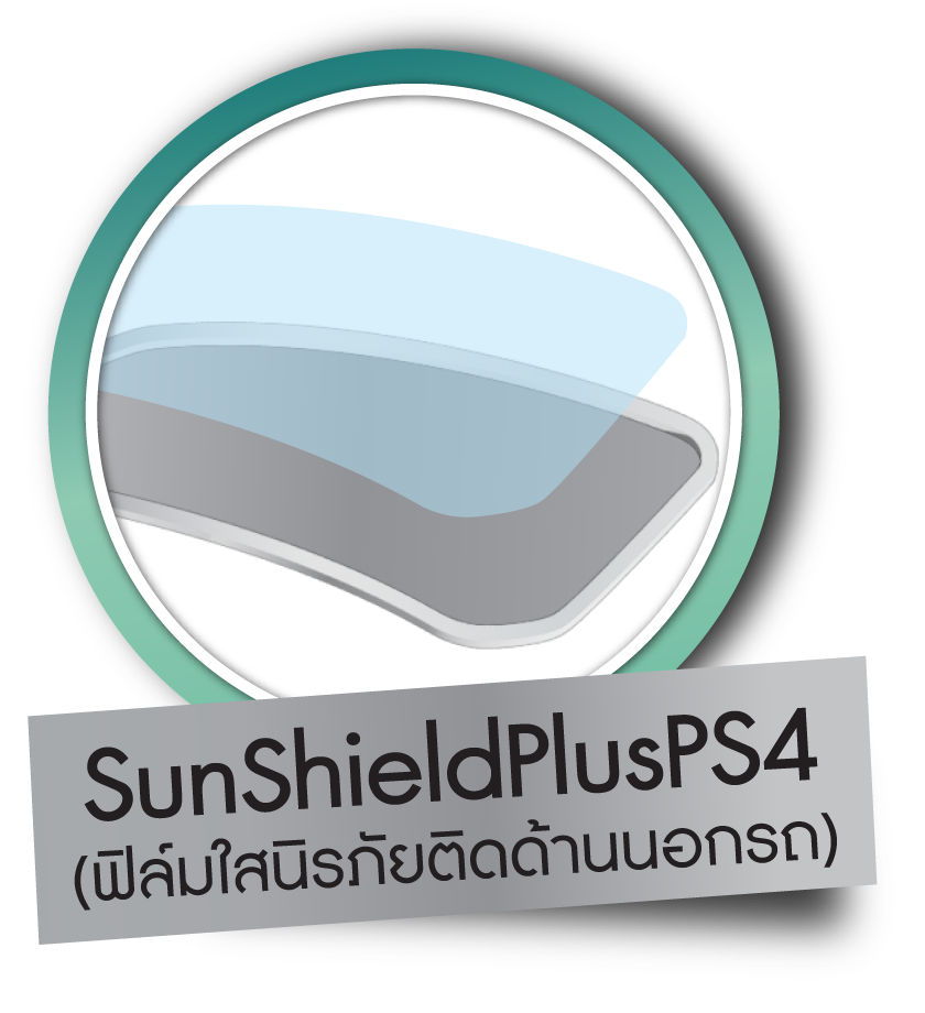 SunShiedlPlusPS4 (ฟิล์มใสนิรภัยติดด้านนอกรถ)