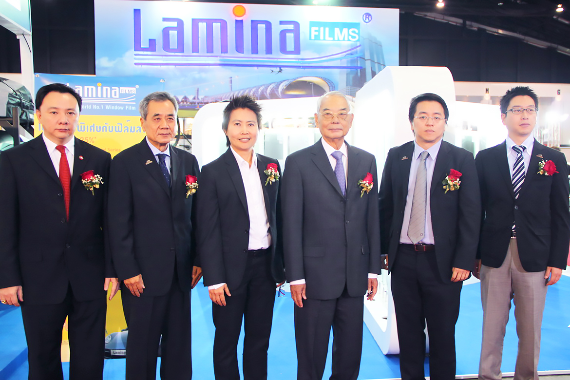 Lamina attend the event "Bangkok International Auto Salon 2012