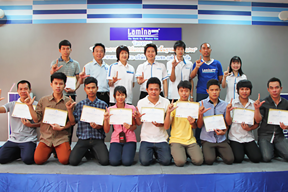 New generation of film technicians in "The 2nd Basic Film Technician Skill Training Project Year 2013