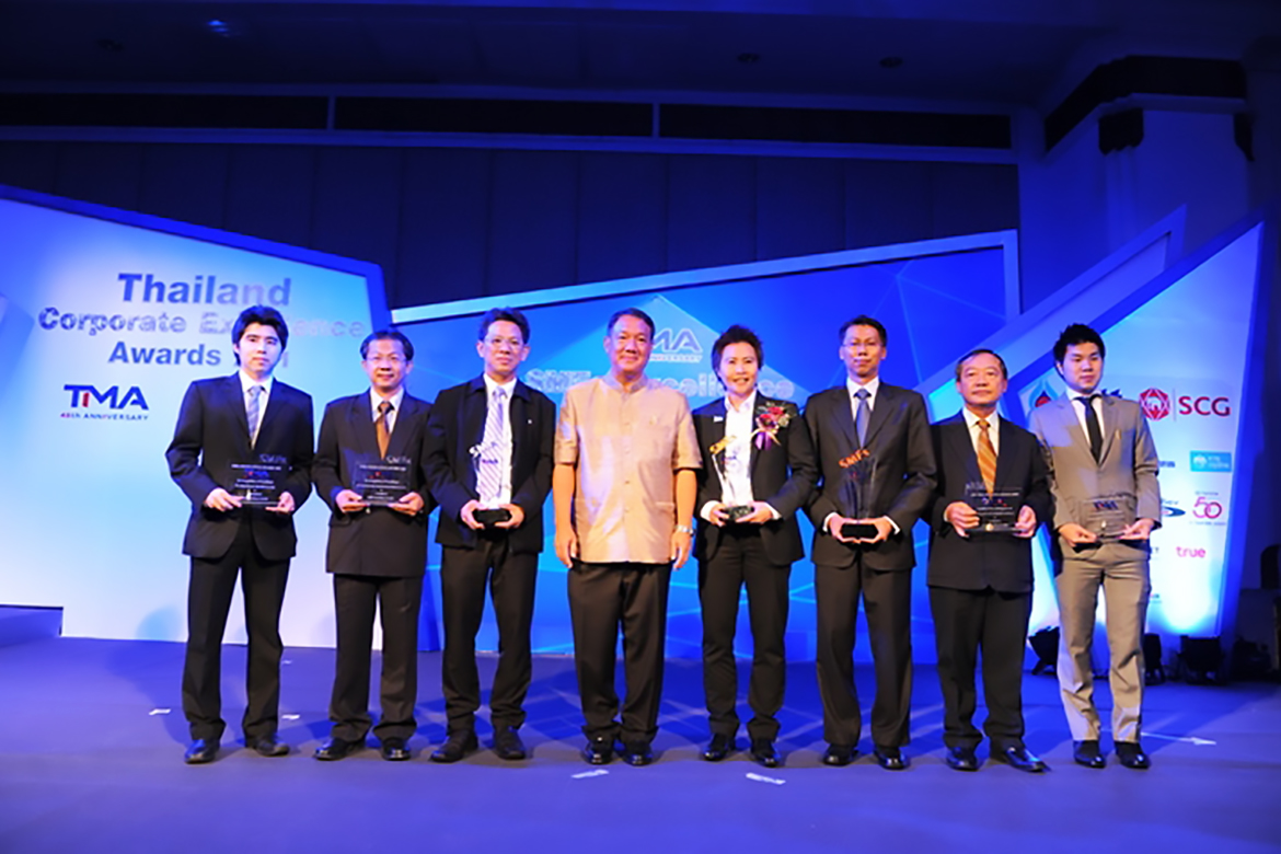 Techno-sell (Frey) Company Limited won the Gold Award "SME Excellence Awards 2011" from the Thailand Management Association