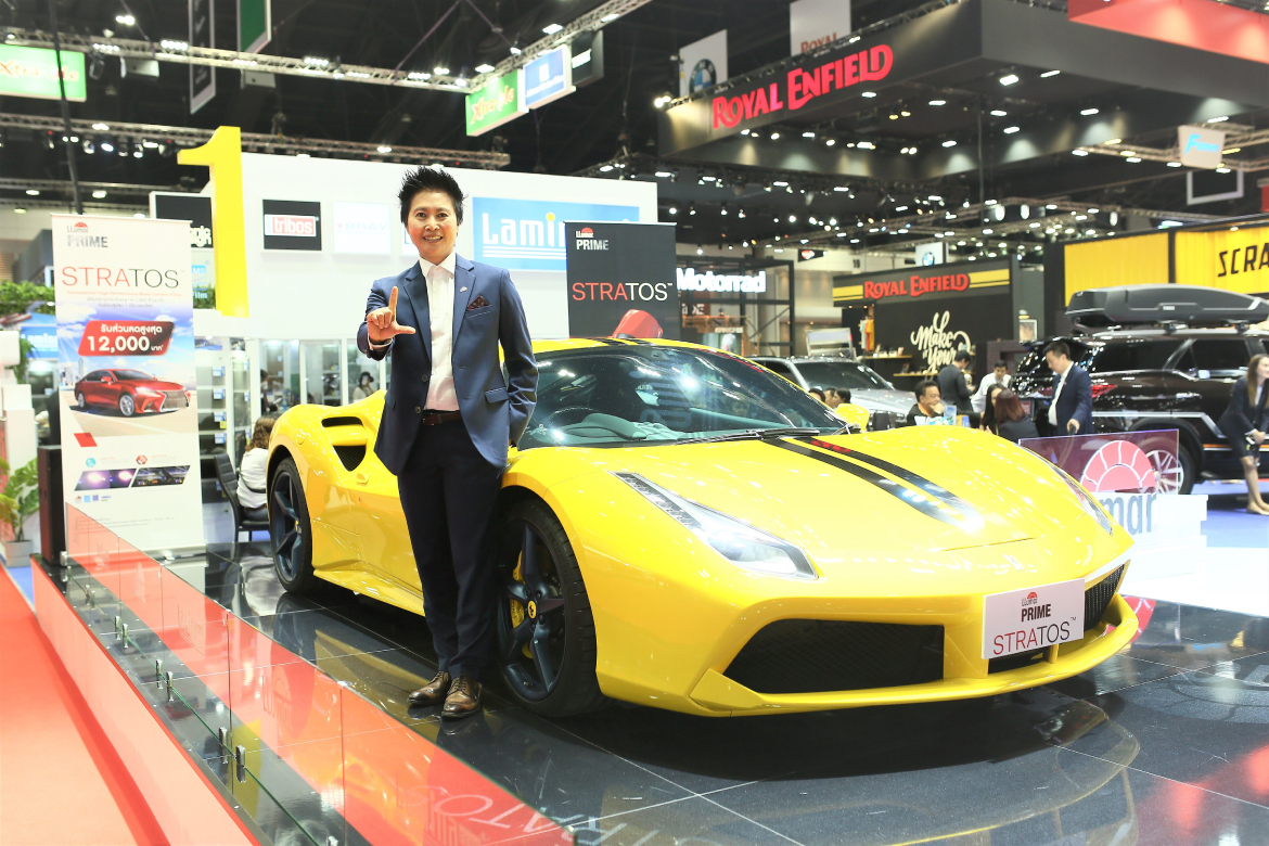 Techno sell  lunching new product  “LLumar Prime Stratos in Bangkok international Motor Show 40th