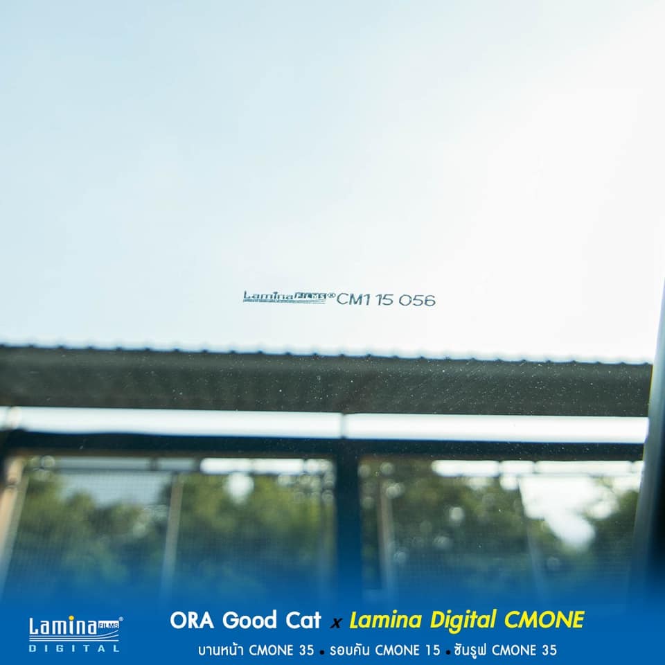 ฟิล์ม Lamina Digital CM ONE บน ORA Good Cat สีขาว เพิ่มความหรูหราและลดความร้อน