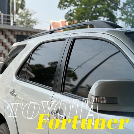 Toyota Fortuner สีขาวคันนี้ เข้ามาติดตั้ง Lamina Digital Ceramic IRIS Boost บานหน้า Ceramic iRIS 15(60%) รอบคัน Ceramic iRIS 05 (80%) ราคาติดตั้งมาตรฐาน 18,000.-* 
