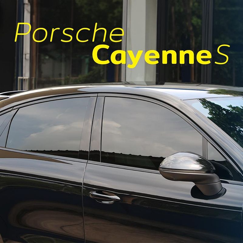 Porsche Cayenne S สีดำคันนี้เลือกติดตั้ง Lamina Digital Ceramatrix Boost รอบคัน L15 Digital Ceramatrix (60%) ราคาติดตั้งมาตรฐาน  (ไม่รวมซันรูฟ) 33,500.-*
Lamina Digital Ceramatrix Boost ผสานเทคโนโลยีสุดล้ำ DigitalBoost® เนื้อฟิล์มฝังอณู Digital Ceramic 100%