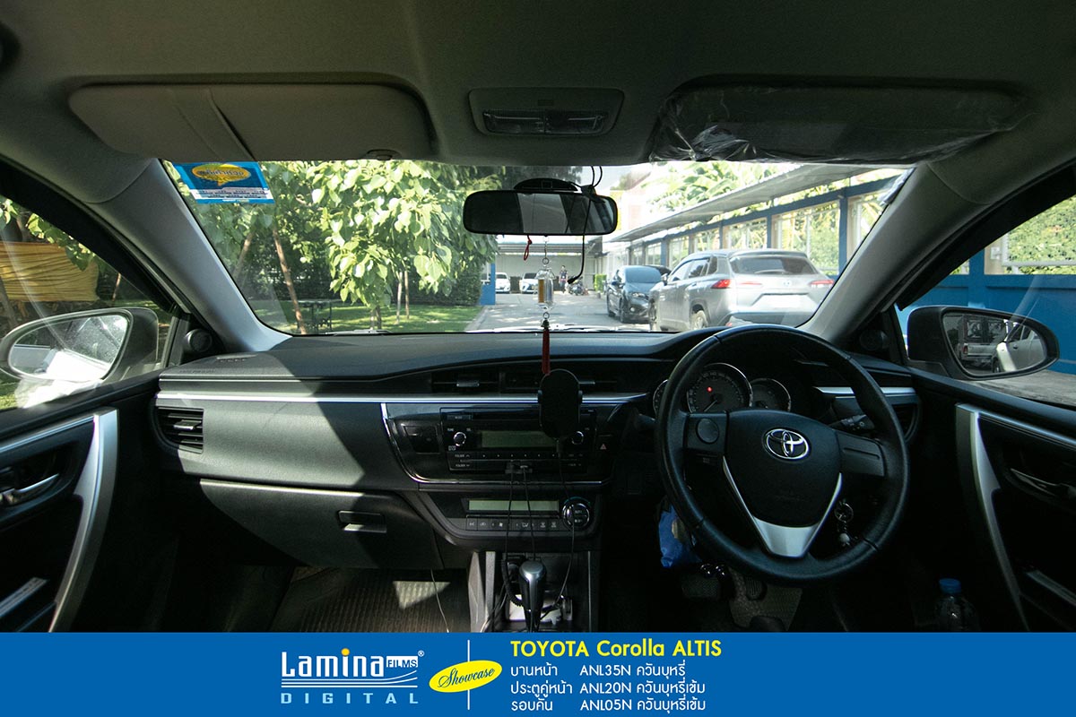 ฟิล์มปรอท lamina genius series Toyota Altis 2