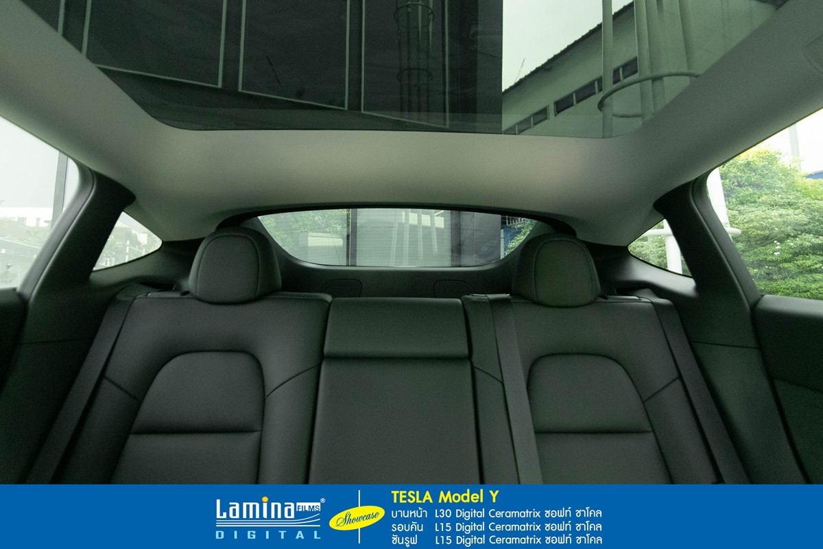 ฟิล์มเซรามิค lamina ceramatrix tesla model y 10