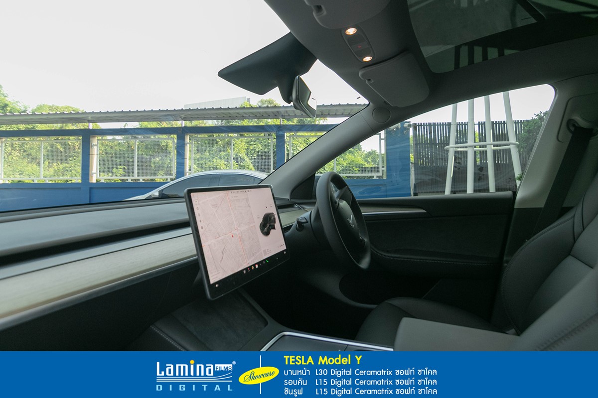 ฟิล์มเซรามิค lamina ceramatrix tesla model y 8