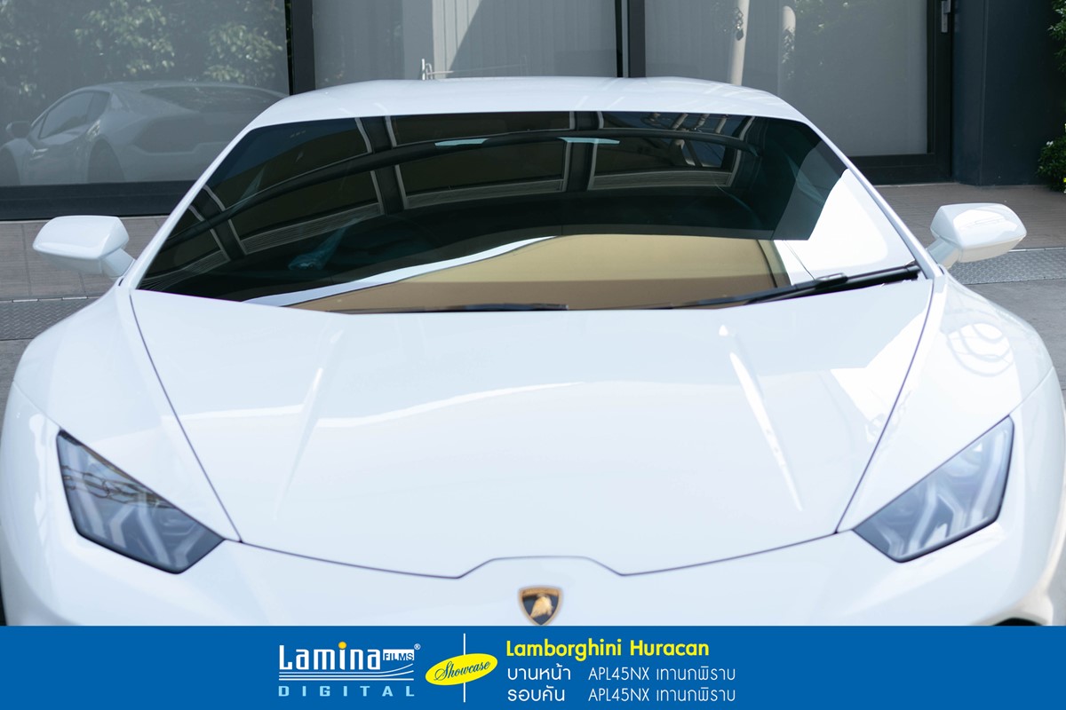 ฟิล์มดำ ฟิล์มสีชา lamina executive series Lamborghini Huracan 2