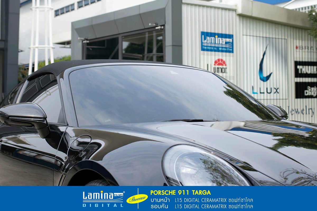 ฟิล์มเซรามิค lamina ceramatrix Porsche 911 Targa 4