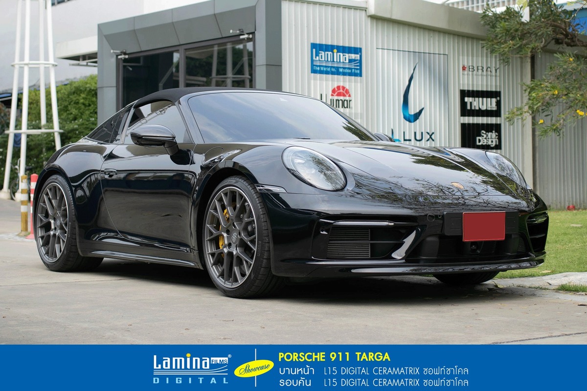 ฟิล์มเซรามิค lamina ceramatrix Porsche 911 Targa 1