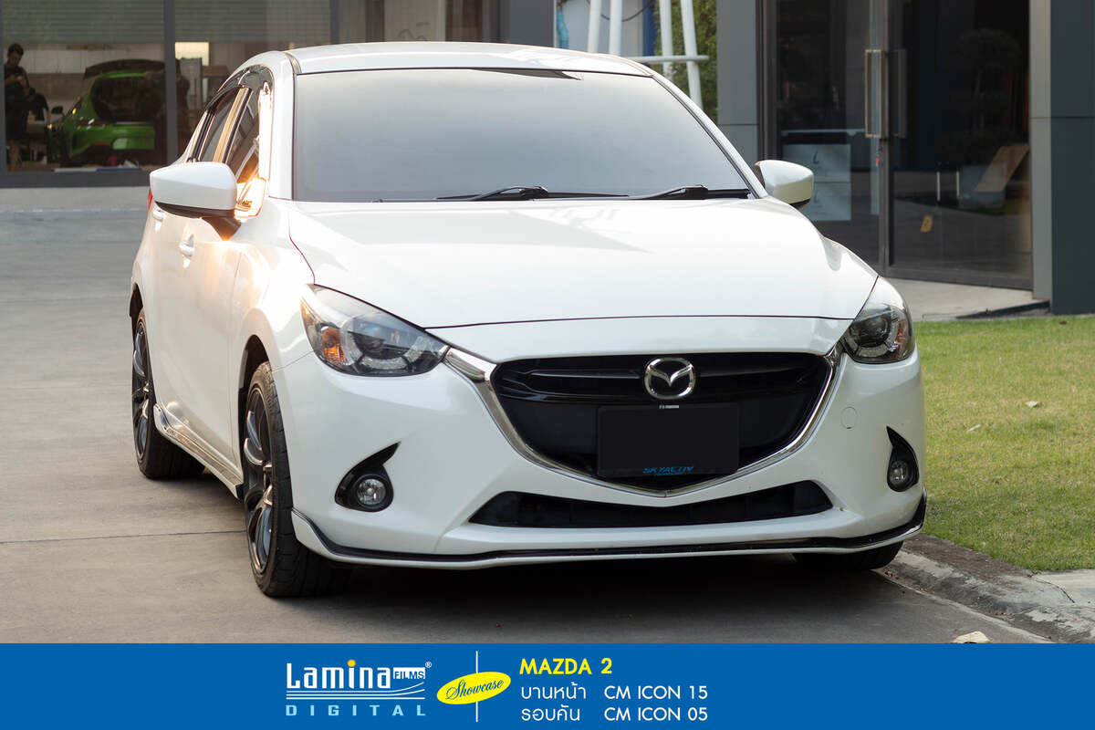 ฟิล์มคาร์บอน lamina cm icon Mazda 2 1