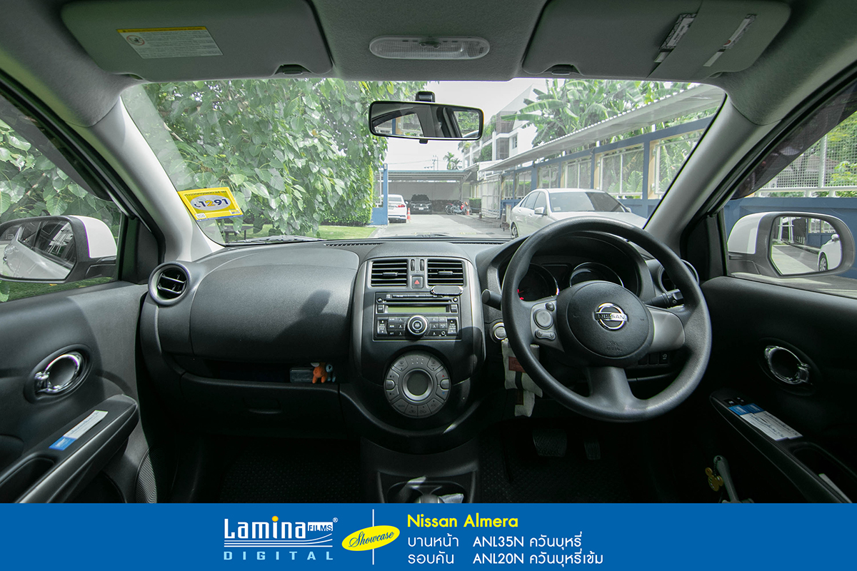 ฟิล์มปรอท lamina genius series nissan almera 5