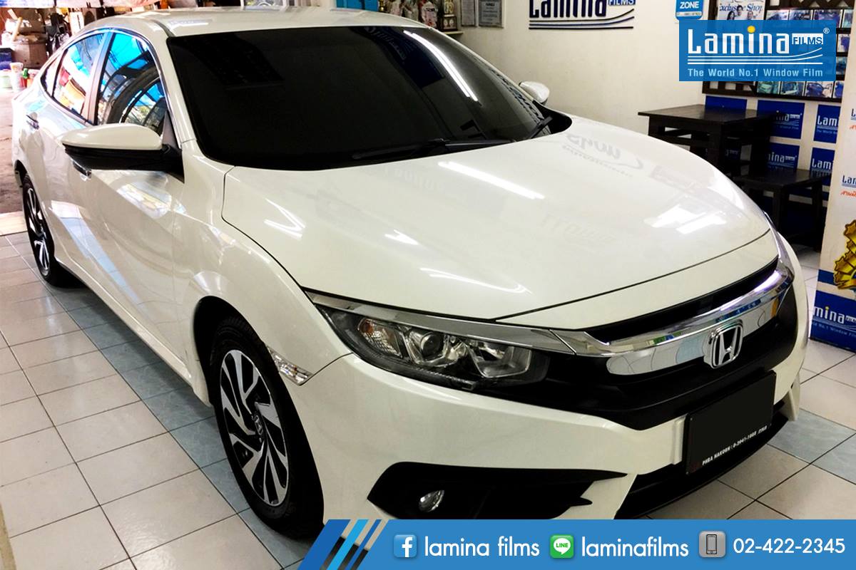 ฟิล์มรถ 60 lamina mystery series Honda Civic 1
