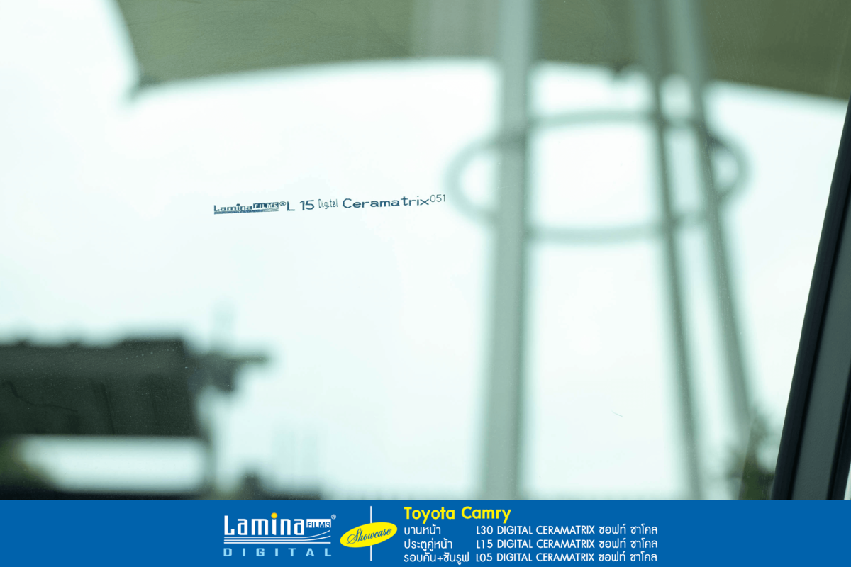 ฟิล์มเซรามิค lamina ceramatrix Toyota Camry 9