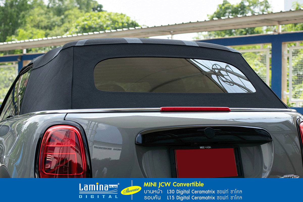 ฟิล์มเซรามิค lamina ceramatrix MINI JCW Convertible 5