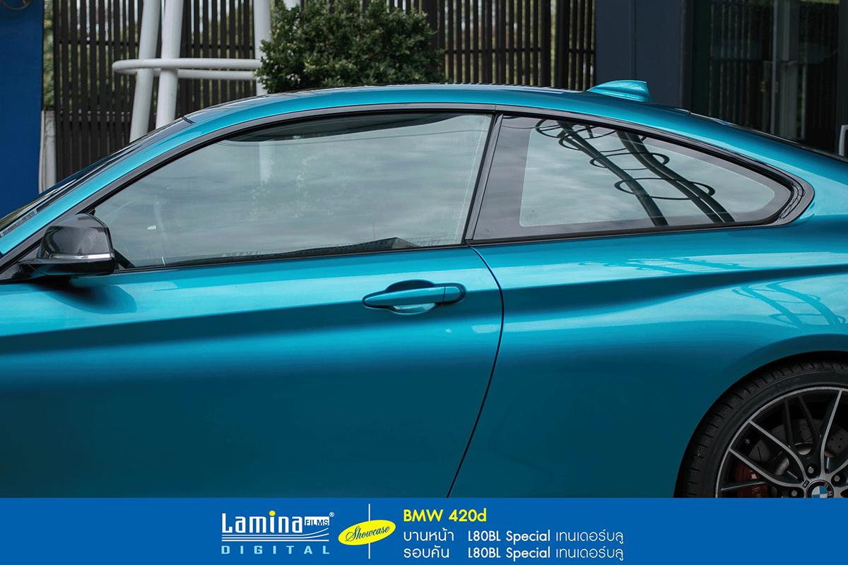 ฟิล์มใสกันร้อน  lamina special series BMW 420d 3