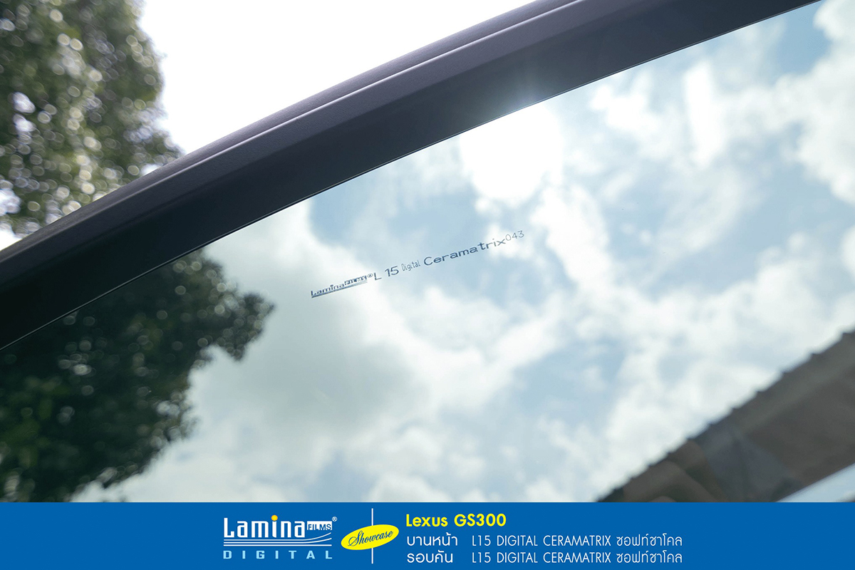 ฟิล์มเซรามิค lamina ceramatrix Lexus GS300 9