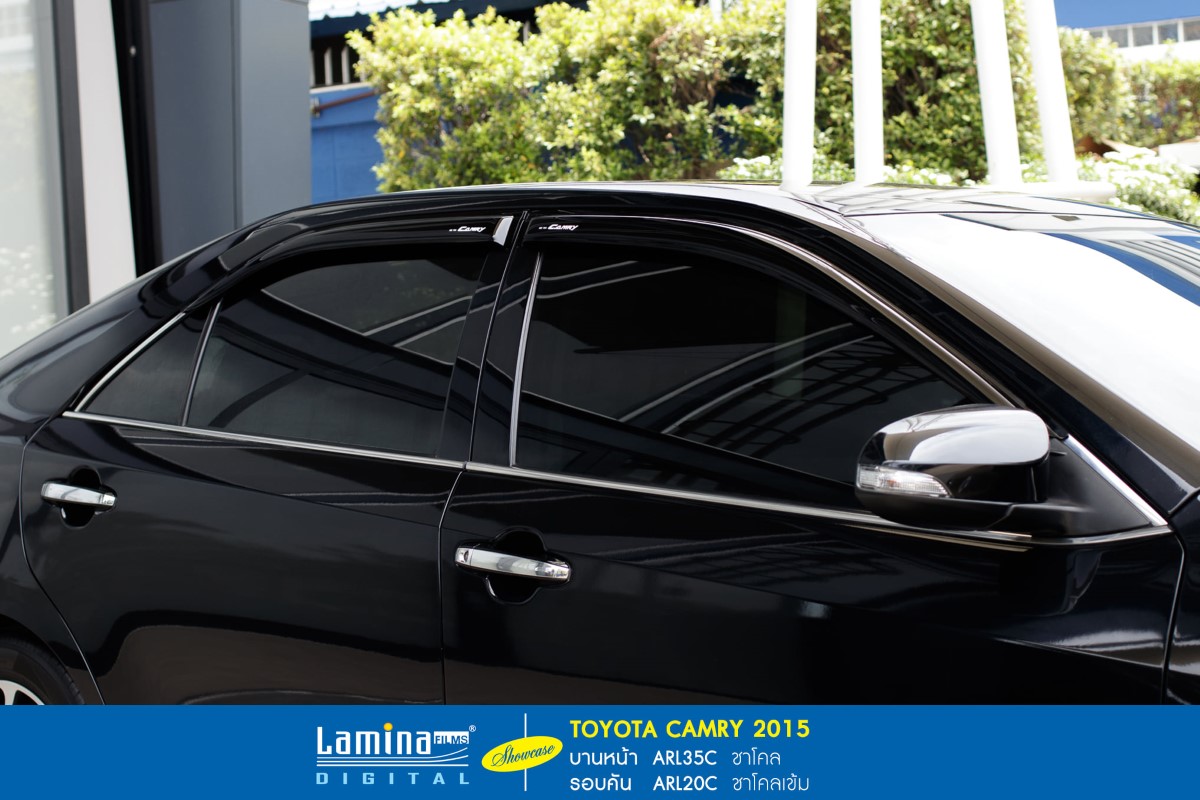 ฟิล์มดำ ฟิล์มสีชา lamina executive series Toyota Camry 2015 2