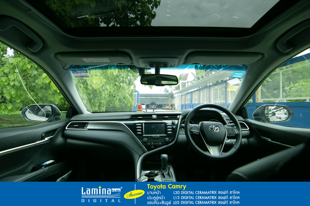 ฟิล์มเซรามิค lamina ceramatrix Toyota Camry 5