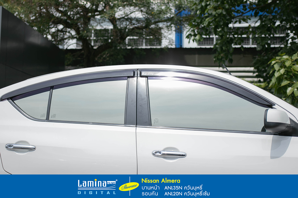 ฟิล์มปรอท lamina genius series nissan almera 2