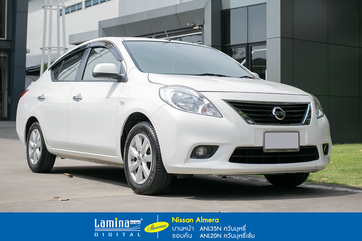 ฟิล์มปรอท lamina genius series nissan almera 1