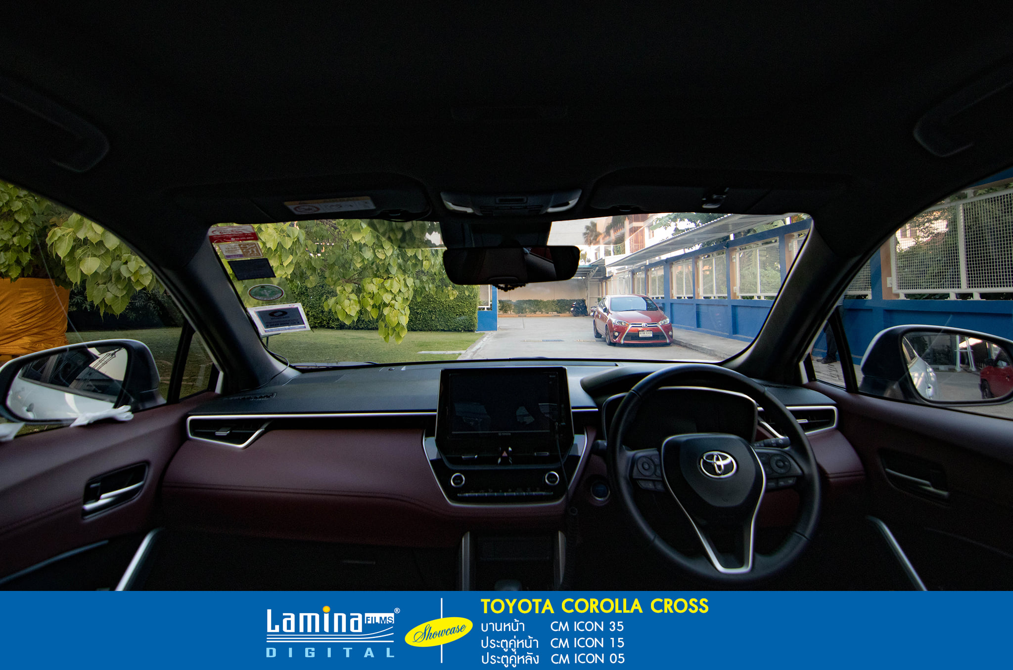 ฟิล์มคาร์บอน lamina cm icon Toyota Corolla CROSS 6