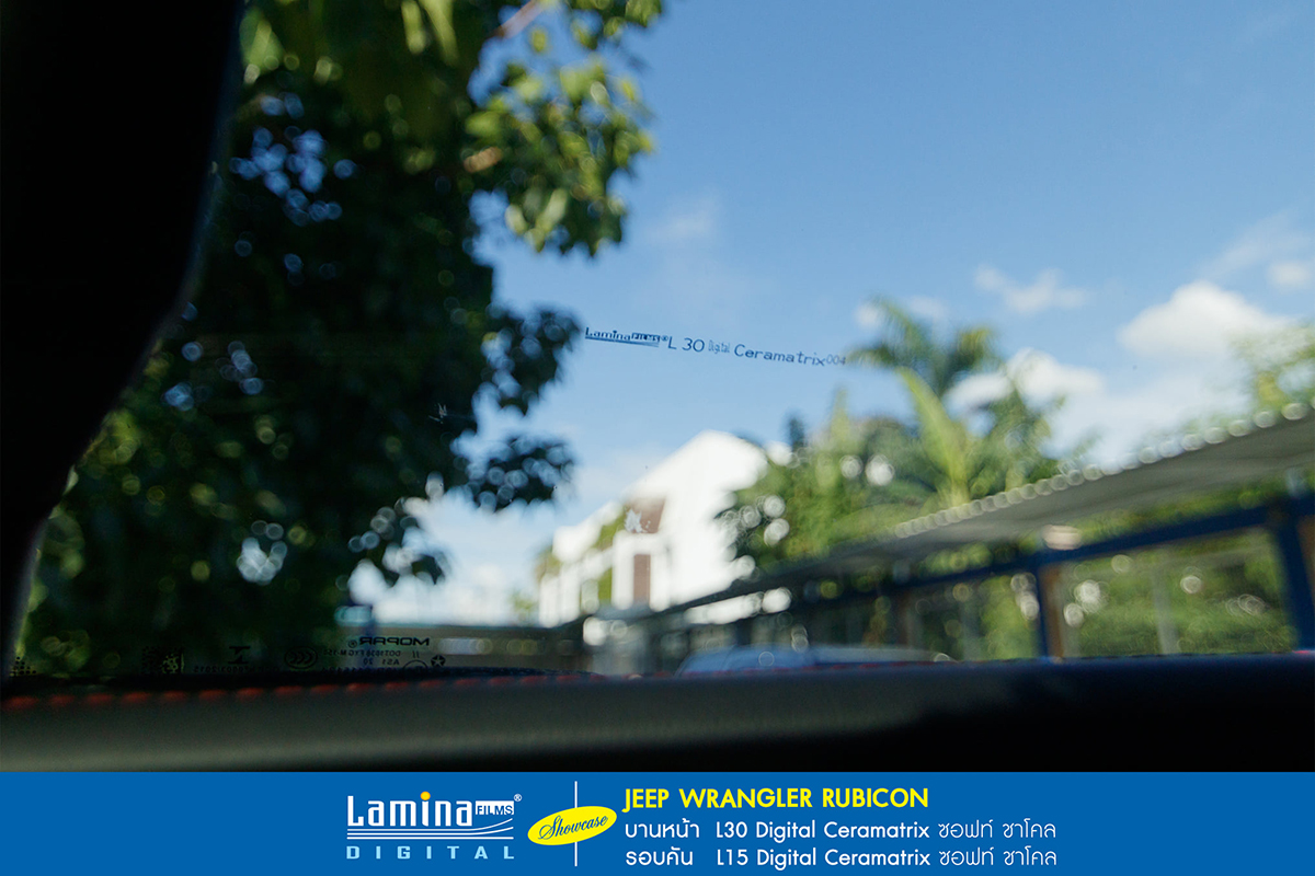 ฟิล์มเซรามิค lamina ceramatrix Jeep Wrangler Rubicon 7