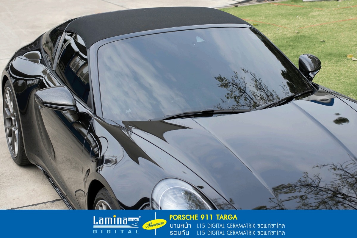 ฟิล์มเซรามิค lamina ceramatrix Porsche 911 Targa 2