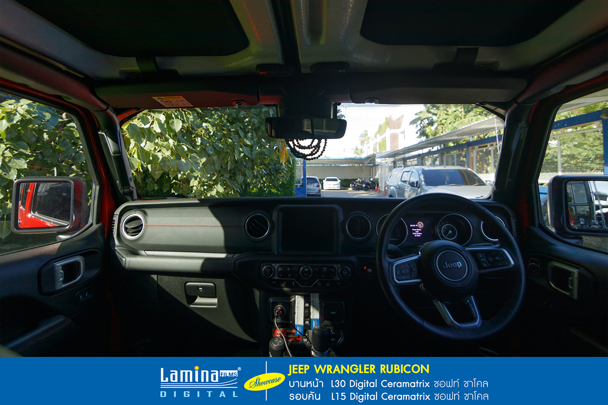 ฟิล์มเซรามิค lamina ceramatrix Jeep Wrangler Rubicon 5