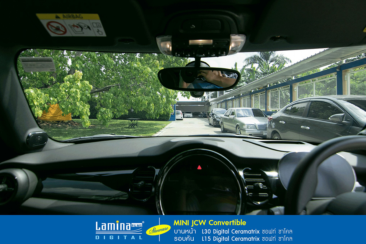 ฟิล์มเซรามิค lamina ceramatrix MINI JCW Convertible 7