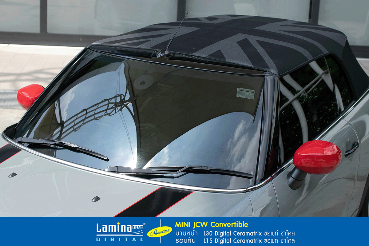 ฟิล์มเซรามิค lamina ceramatrix MINI JCW Convertible 3