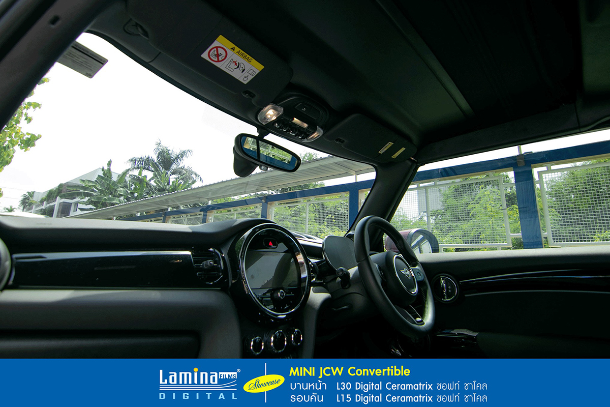 ฟิล์มเซรามิค lamina ceramatrix MINI JCW Convertible 8