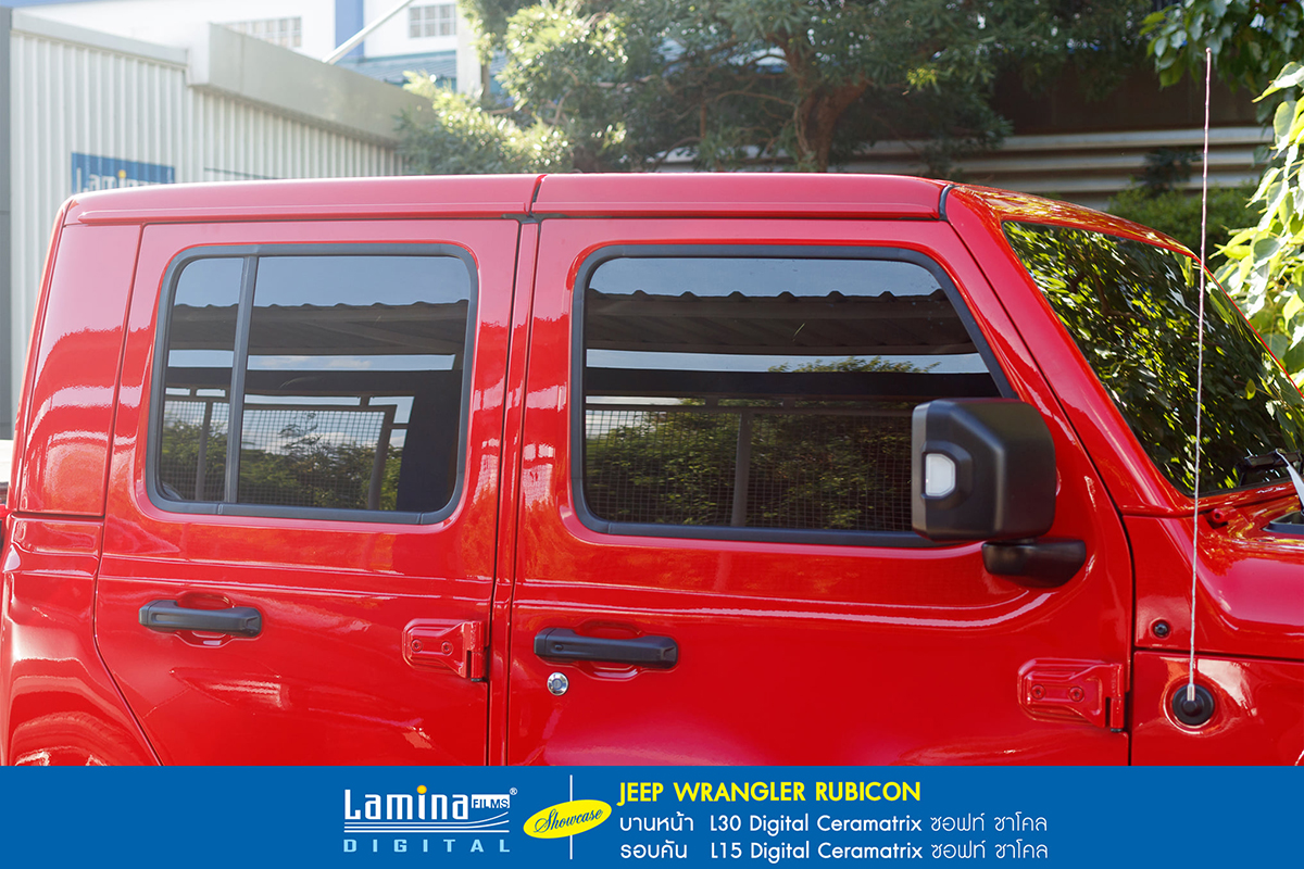 ฟิล์มเซรามิค lamina ceramatrix Jeep Wrangler Rubicon 2