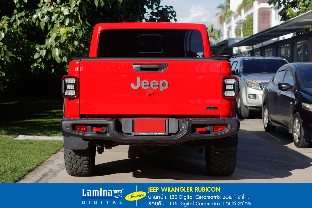 ฟิล์มเซรามิค lamina ceramatrix Jeep Wrangler Rubicon 4